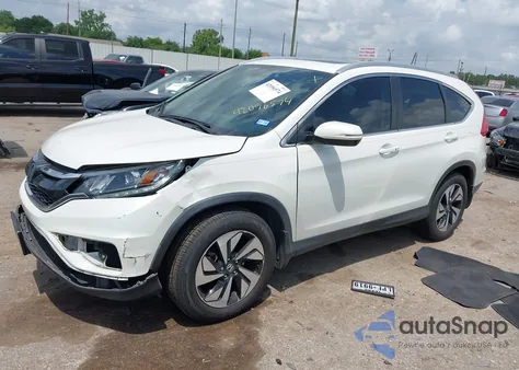 2015 Honda Cr-V Touring из США, поврежденный, VIN 5J6RM3H96FL025857